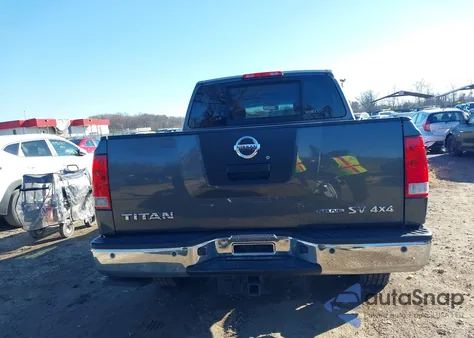 2011 Nissan Titan Sv из США, поврежденный, VIN 1N6BA0EC3BN313572